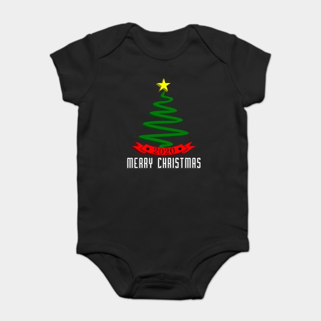 07 - 2020 Merry Christmas Baby Bodysuit by SanTees